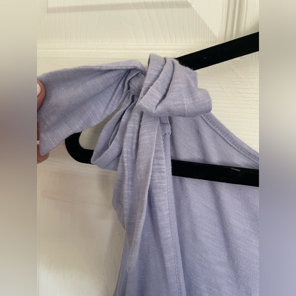 EUC PAIGE lavender purple shoulder tie tank top - Picture 3 of 4